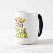 Hochzeitskrone Team Bride Verwandlungstasse (VorderseiteRechts)