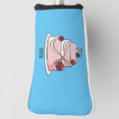 Hochzeitskuchen-Cartoon Golf Headcover (Rotieren 90)