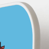 Hochzeitskuchen-Cartoon Pickleball Schläger (Linke Seite)