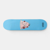Hochzeitskuchen-Cartoon Skateboard (Horizontal)