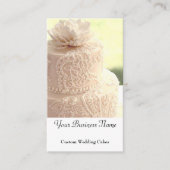 Hochzeitskuchen-Designer Elegante Bäckerei nach Ma Visitenkarte (Vorderseite)