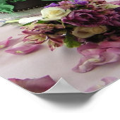 Hochzeitskuchen drucken. poster (Ecke)