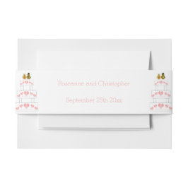 Hochzeitskuchen Einladungsbanderole