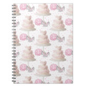 Hochzeitskuchen-Foto Notizblock (Vorderseite)