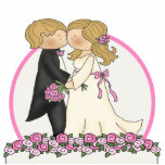 Hochzeitskuchen Freistehende Fotoskulptur<br><div class="desc">Hochzeitskuchen mit Braut und Bräutigam,  blondes Haar,  andere im Lager erhältlich. Wählen Sie Ihre Größe für diesen phantastischen Kuchentopper,  - Künstlergutschriften: www.cherylseslardesigns.com von digiwebstudio.com</div>