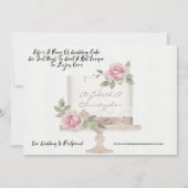 Hochzeitskuchen Funny Change of Plans verschoben Ankündigung (Vorderseite)