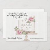 Hochzeitskuchen Funny Change of Plans verschoben Ankündigung (Vorne/Hinten)