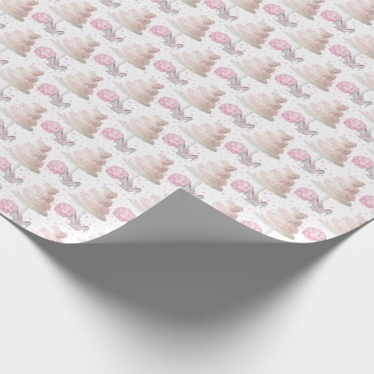 Hochzeitskuchen Geschenkpapier (Ecke)