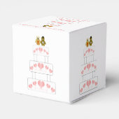 Hochzeitskuchen Geschenkschachtel (Rückseite)