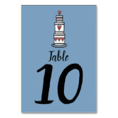 Hochzeitskuchen-Illustration Hochzeitshochzeit-Tis Tischnummer (Rückseite)