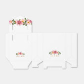 Hochzeitskuchen in Rosa und Gold Geschenkschachtel (Ungefaltet)