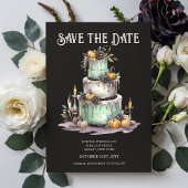 Hochzeitskuchen-Minnesehal Save the Date Einladung