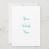 Hochzeitskuchen mit Hochzeitskapellen Ankündigung (Rückseite)