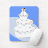 Hochzeitskuchen mit zwei Brides Mousepad (Mit Mouse)