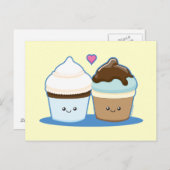 Hochzeitskuchen Postkarte (Vorne/Hinten)