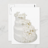 Hochzeitskuchen Postkarte (Vorne/Hinten)