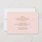 Hochzeitskuchen RSVP Karte (Rückseite)