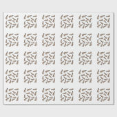 Hochzeitskuchenmuster Geschenkpapier (Flach)