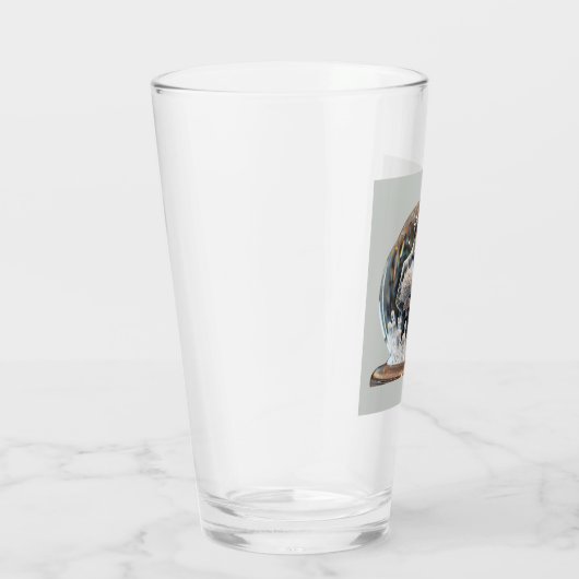 Hochzeitskugel mit Gravur Glas (Rechts)