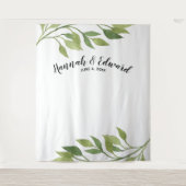 Hochzeitskulisse, Foto-Stütze, maßgeschneidert bot Wandteppich (Vorderseite)