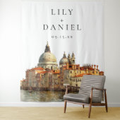 Hochzeitskulisse Venedig Wandteppich (Beispiel)