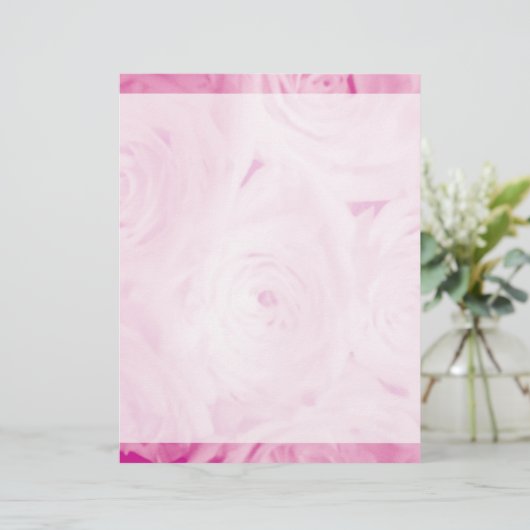 Hochzeitskunde | Rosa Blume (Stehend Vorderseite)