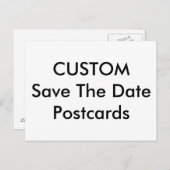 Hochzeitskunde Save the Date Einladungen Postkarte (Vorne/Hinten)