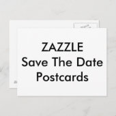 Hochzeitskunde Save the Date Einladungen Postkarte (Vorne/Hinten)