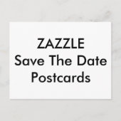 Hochzeitskunde Save the Date Einladungen Postkarte (Vorderseite)