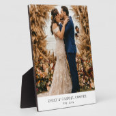 Hochzeitskundige Polyakryline aus pastellfarbenem Fotoplatte (Seite)