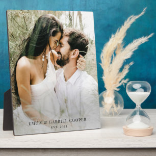 Hochzeitskundige Polyakryline aus pastellfarbenem  Fotoplatte