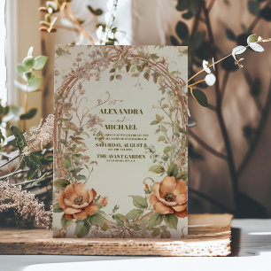 Hochzeitskunst im Jugendstil von Mucha Einladung