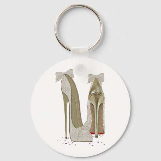 Hochzeitskunst Schlüsselanhänger (Vorderseite)