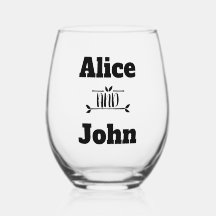 Hochzeitskuppel Braun & Groom Black