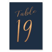 Hochzeitskupperschiff Rose Glitzer Tischnummer (Rückseite)