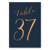 Hochzeitskupperschiff Rose Glitzer Tischnummer (Rückseite)