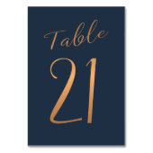 Hochzeitskupperschiff Rose Glitzer Tischnummer (Rückseite)