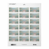 Hochzeitslabel Adressaufkleber (Vorne)