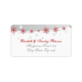 Hochzeitslabel Adressaufkleber (Vorne)