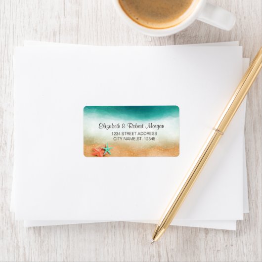 Hochzeitslabel Adressaufkleber (Insitu)