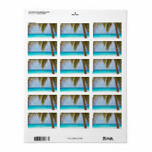 Hochzeitslabel Adressaufkleber (Vorne)