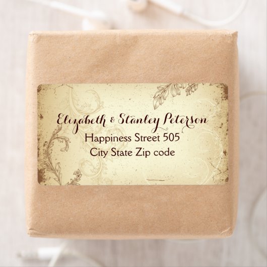 Hochzeitslabel Vintag (Insitu)