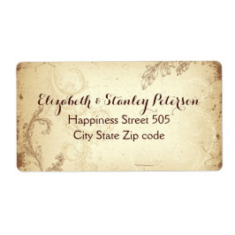 Hochzeitslabel Vintag