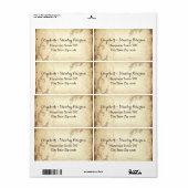 Hochzeitslabel Vintag (Vorne)