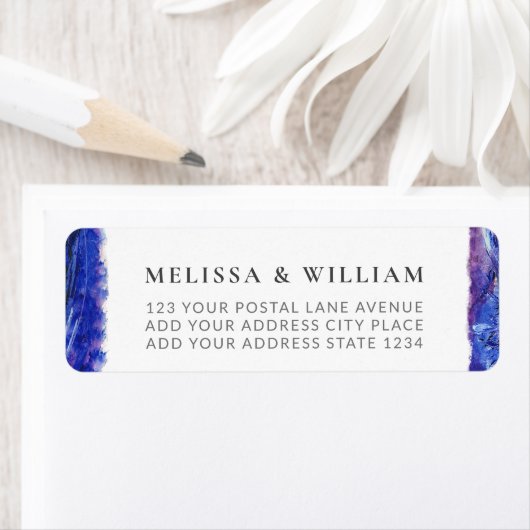 Hochzeitslackierung der Rücksendeadresse (Insitu)