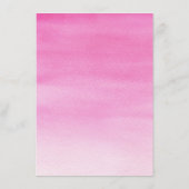 Hochzeitslampen mit Wasserfarbe Begleitkarte (Rückseite)