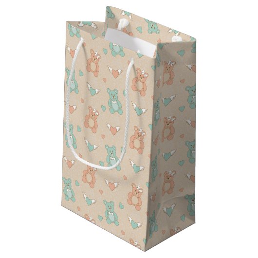 Hochzeitsleder Kleine Geschenktüte (Rückseite Schrägansicht)