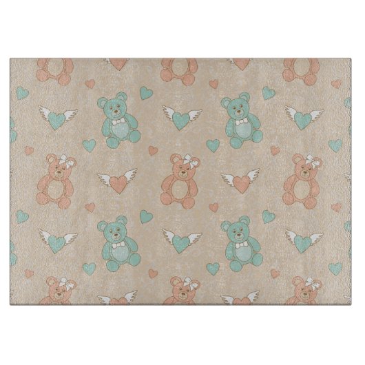 Hochzeitsleder Schneidebrett (Vorderseite)