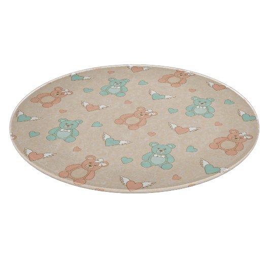 Hochzeitsleder Schneidebrett (Ecke)