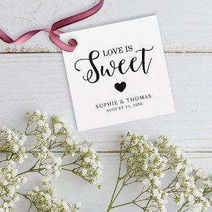 Hochzeitsliebe ist süß geschenkanhänger